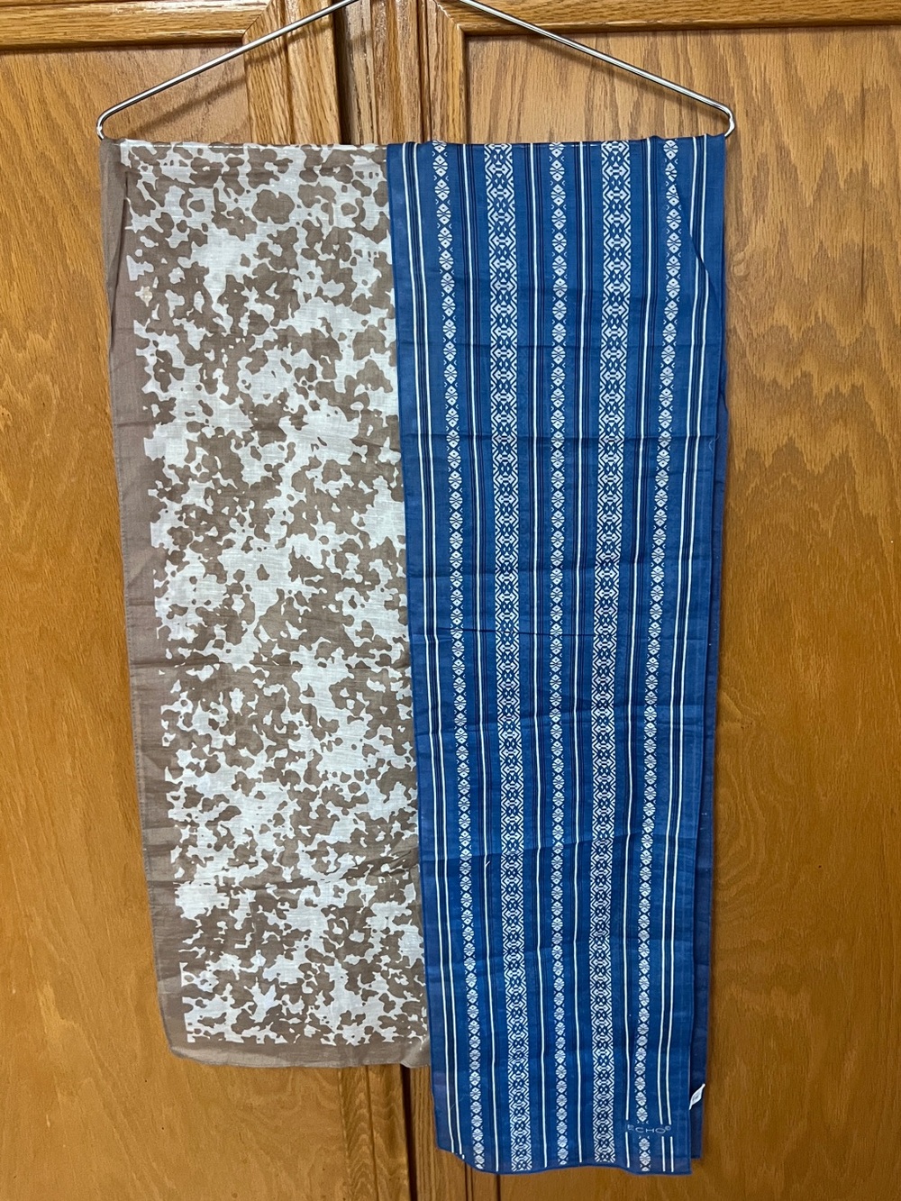 Vintage long scarves - Judy’s & Echo- cotton